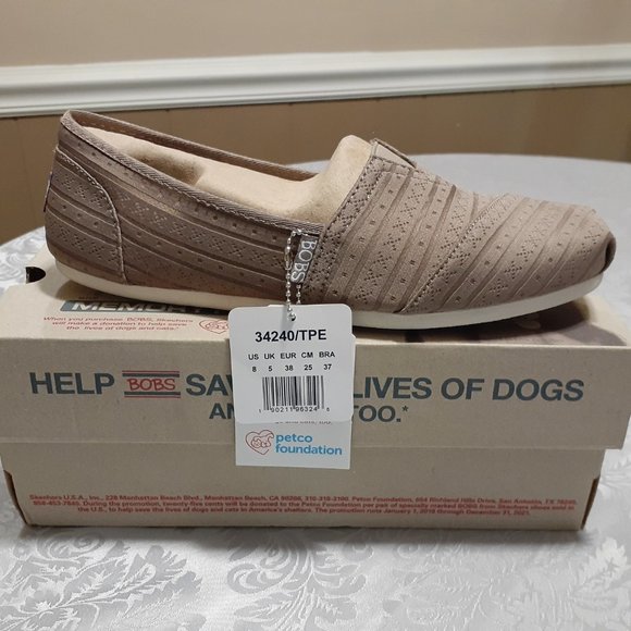 skechers tan slip on shoes